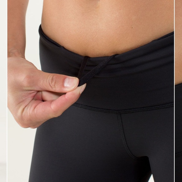 Lululemon Run for Your Life Cropped Black Leggings Size 6 - Picture 5 of 14